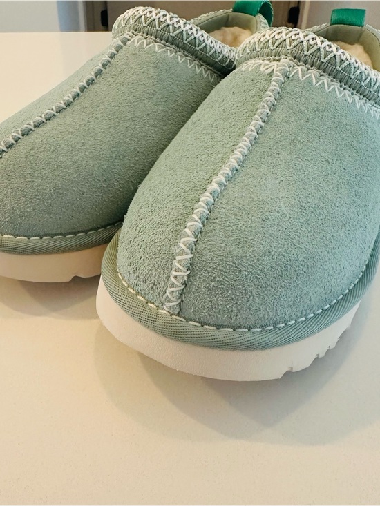 UGG Shoes - UGG Mint Green Suede Lined Slipper NWOT